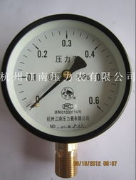 杭州江南壓力表Y100 0.6MPa與西湖牌的產(chǎn)品信息及影視策劃咨詢應用